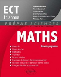 Maths ECT 1re Année Programme 2014