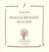 Pour une Recitation de la Nuit