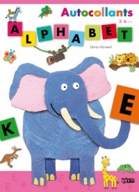Autocollants Alphabet : Eléphant - De 3 à 6 ans