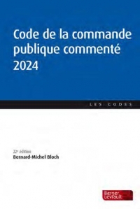 Code de la commande publique commenté 2024 (32e éd.)