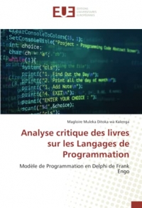 Analyse critique des livres sur les Langages de Programmation: Modèle de Programmation en Delphi de Frank Engo