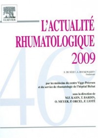 L'actualité rhumatologique 2009 (Ancien Prix éditeur : 96 euros)