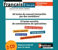 Coffret Bibliothèque sonore Français 1re Bac Pro 3 ans
