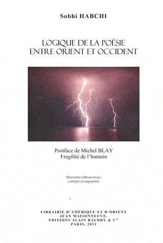 Logique de la poésie entre Orient et Occident