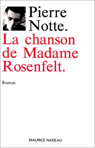 La Chanson de madame Rosenfelt
