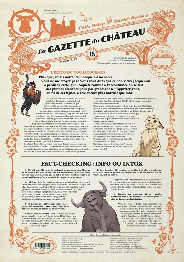 Le Château des animaux - La Gazette du château (15)