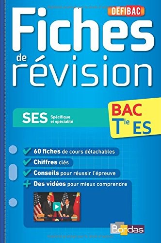 DéfiBac - Fiches de révision SES Terminale ES