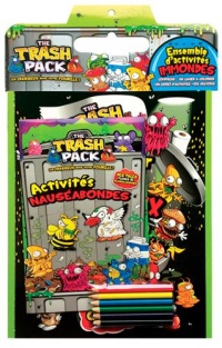 The Trash Pack : Ensemble d'activités immondes, avec un cahier à colorier, un livret d'activités et six crayons