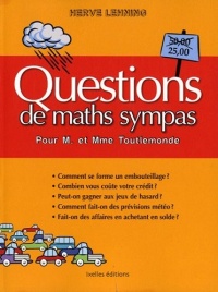 Questions de maths sympas pour M. et Mme Toulemonde