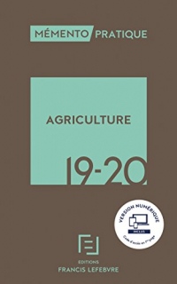 MEMENTO AGRICULTURE 2019-2020