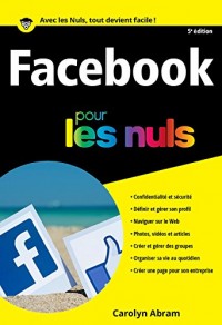 Facebook pour les Nuls poche, 5e édition
