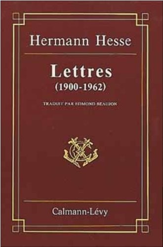 Lettres 1900-1962