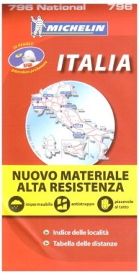Carte NATIONAL Italie Indchirable