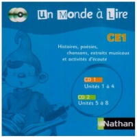 Pack 2 CD audio - Un Monde à Lire CE1