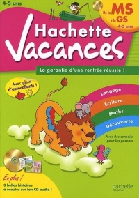 Hachette Vacances - de MS à GS 4/5 ans