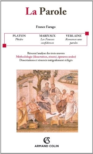 La Parole - Prépas scientifiques - Programme 2012-2013