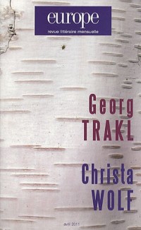 Europe, N° 984, Avril 2011 : Georg Trakl ; Christa Wolf