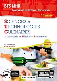Sciences et technologies culinaires BTS IHR 1re année : Pochette élèvre