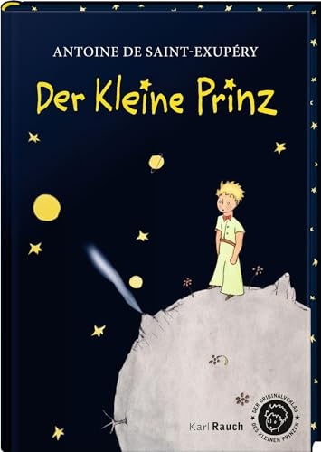 Der kleine Prinz. Black: Mit Farbschnitt und leuchtenden Sternen [9783792000212]