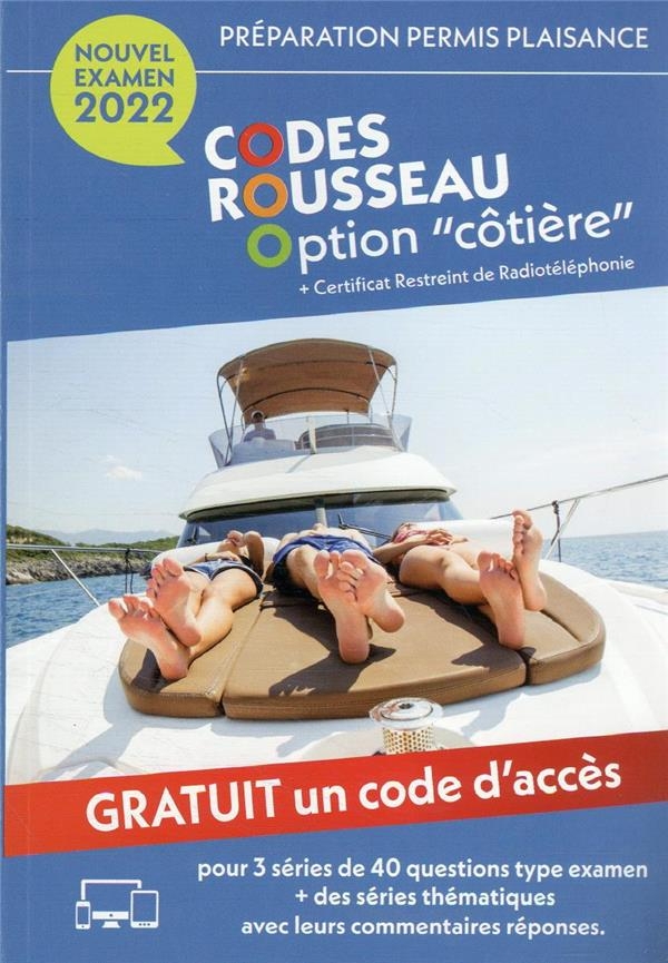 Codes Rousseau - Code Permis Plaisance Option Côtière