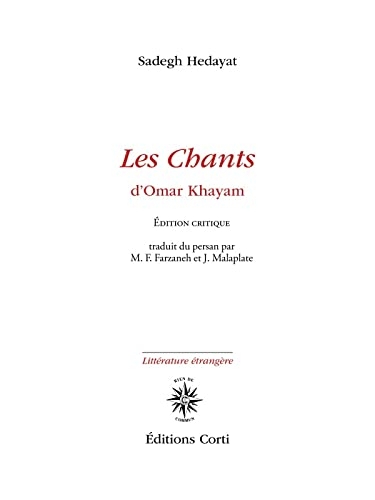 LES CHANTS D'OMAR KHAYAM