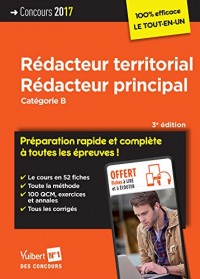 Concours Rédacteur territorial et Rédacteur principal - Catégorie B - Préparation rapide et complète à toutes les épreuves - Concours 2017