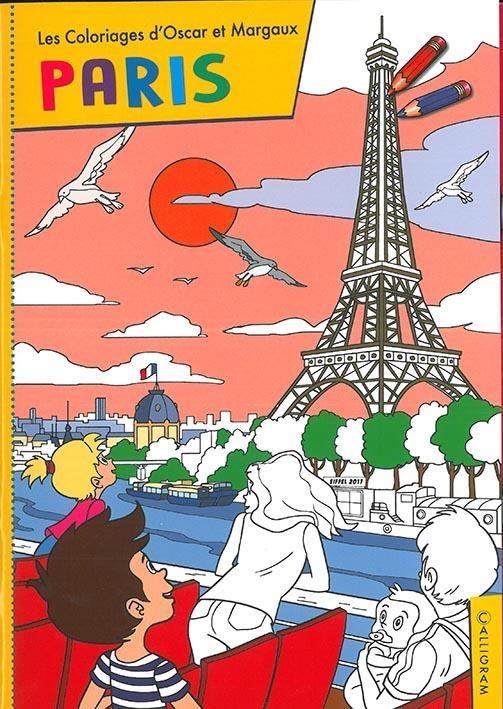 Les Voyages d'Oscar et Margaux - : Les coloriages : Paris