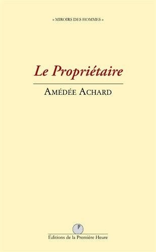 Le propriétaire