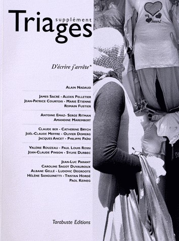 Triages Supplément 2012 - D'écrire j'arrête