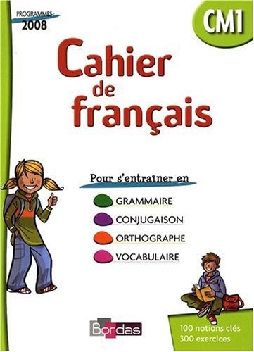 Cahier de français CM1