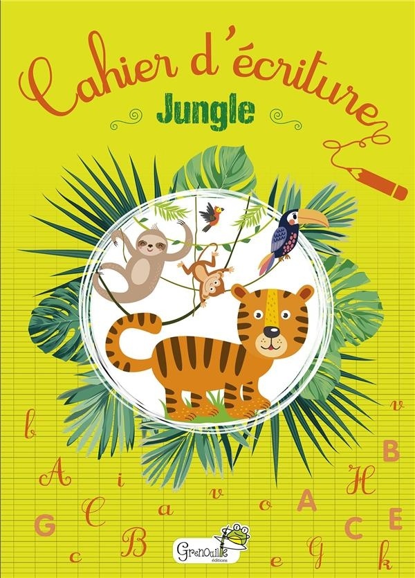 Cahier d'Écriture Jungle