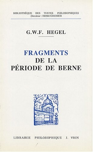 Fragments de la période de Berne (1793-1796)