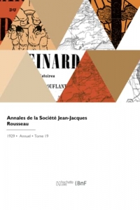 Annales de la Société Jean-Jacques Rousseau