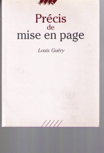 Précis de mise en page
