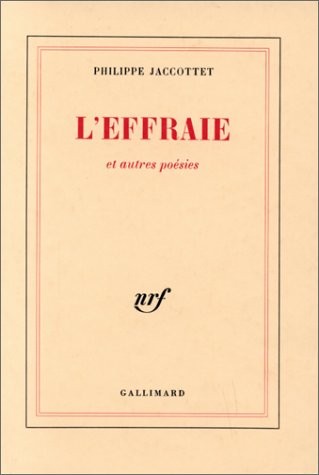 L'Effraie et autres poésies