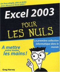 Excel 2003 pour les nuls