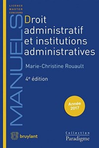 Droit administratif et Institutions administratives