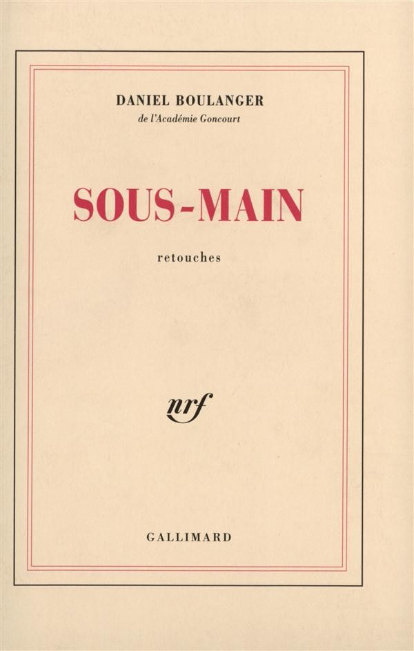 Sous-main: Retouches