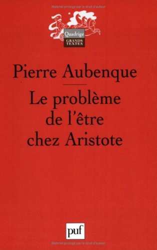 Le problème de l'être chez Aristote