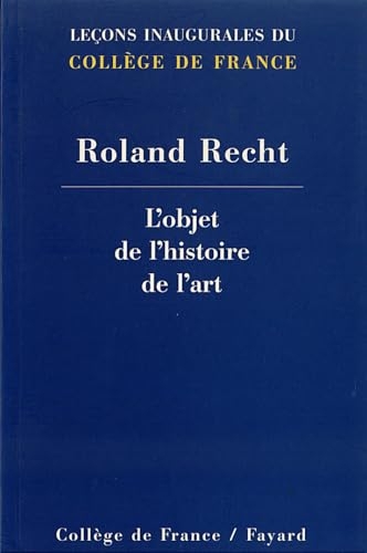 L'objet de l'histoire de l'art