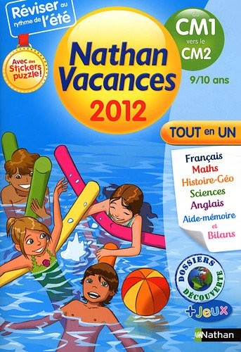 Nathan vacances du CM1 vers le CM2