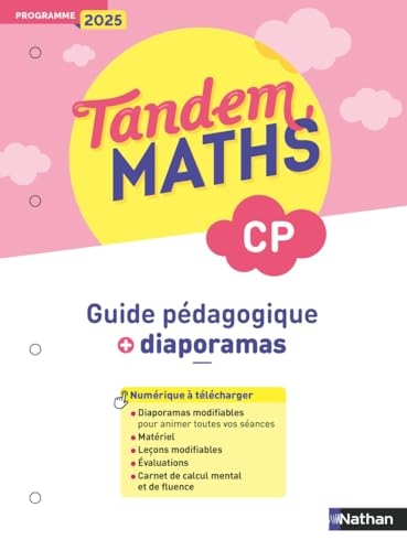 Tandem - Guide pédagogique + Diaporamas CP: Programme 2025