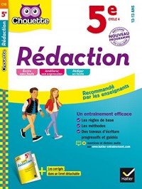 Rédaction 5e: cahier d'entraînement et de révision