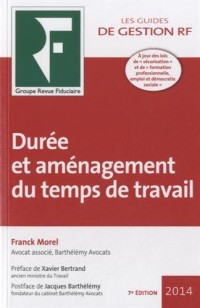 Durée et aménagement du temps de travail 2014