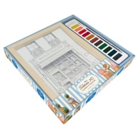 Mon tableau 3D à peindre à l'aquarelle