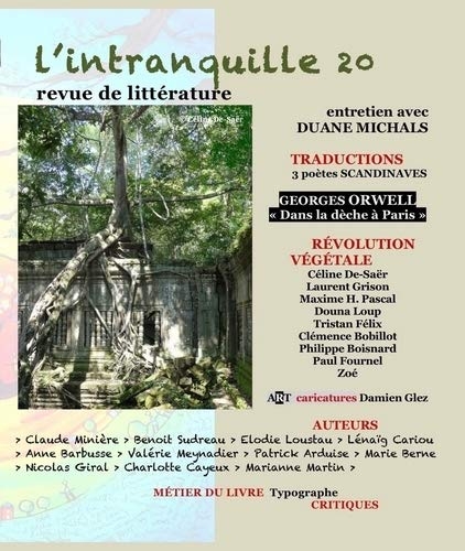 L'intranquille n° 20: revue de littérature