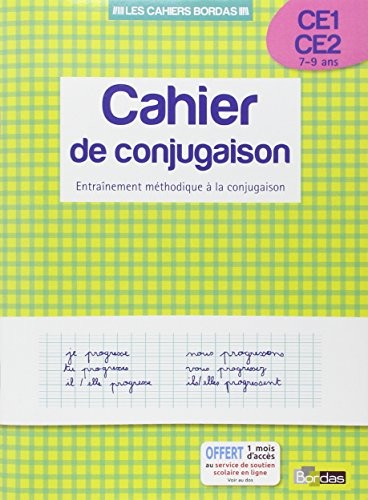 Cahier de conjugaison CE1/CE2