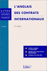 L'Anglais des contrats internationaux (ancienne édition)