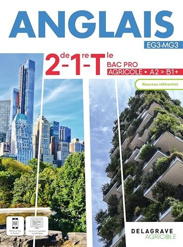 Anglais 2de, 1re, Tle Bac Pro agricole (2024) - Pochette élève