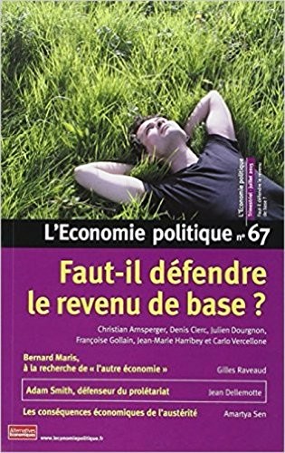 L'Economie Politique - numéro 67 - revue trimestrielle
